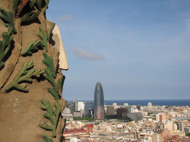 view from Sagrada Familia